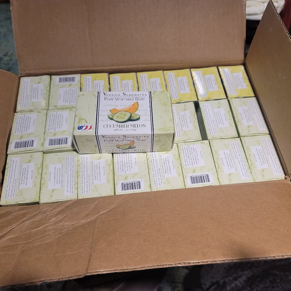 Venezia Soapworks Pure Vegetable Soap - CUCUMBA-MELON